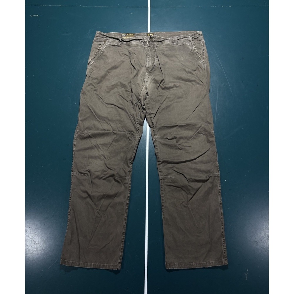 KUHL Vintage Patina Dye Crag Series Hiking Pants Men's 40x32 Brown Outdoor